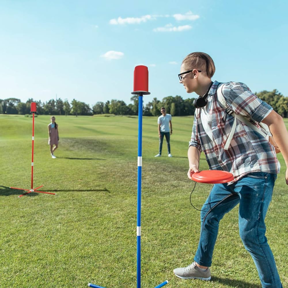 Frisbee Flaske Bowling Spil