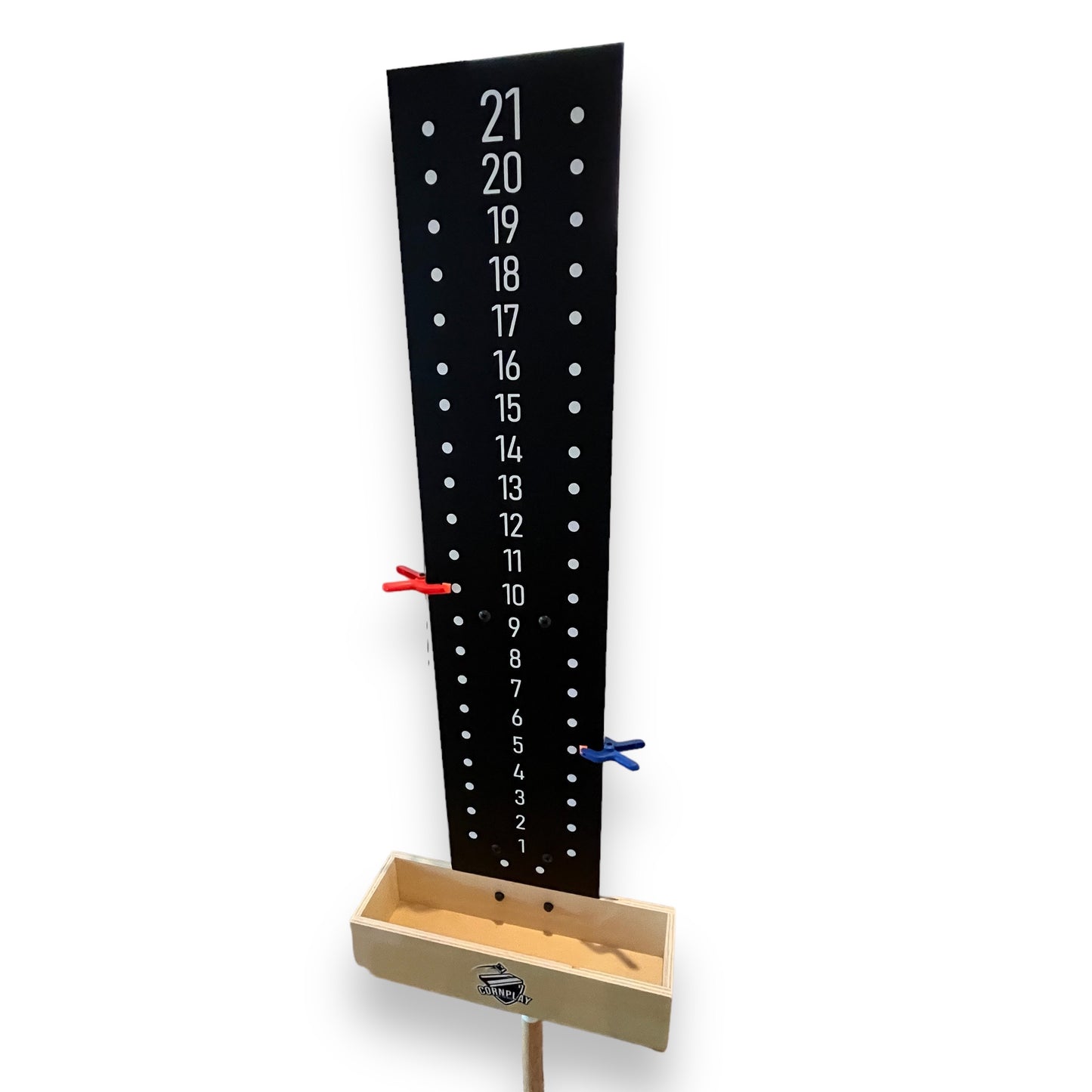 1 stk Pointtavle i træ samt poseholder til cornhole