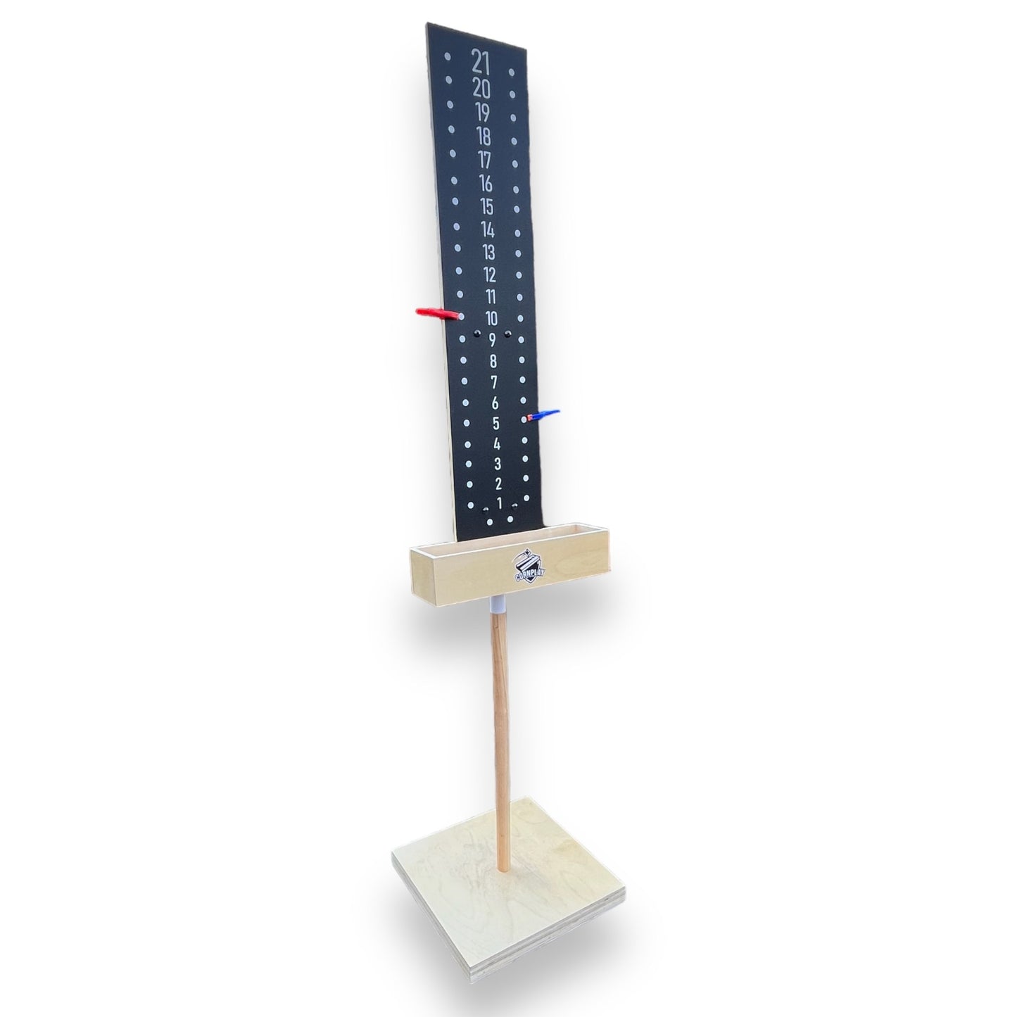 1 stk Pointtavle i træ samt poseholder til cornhole