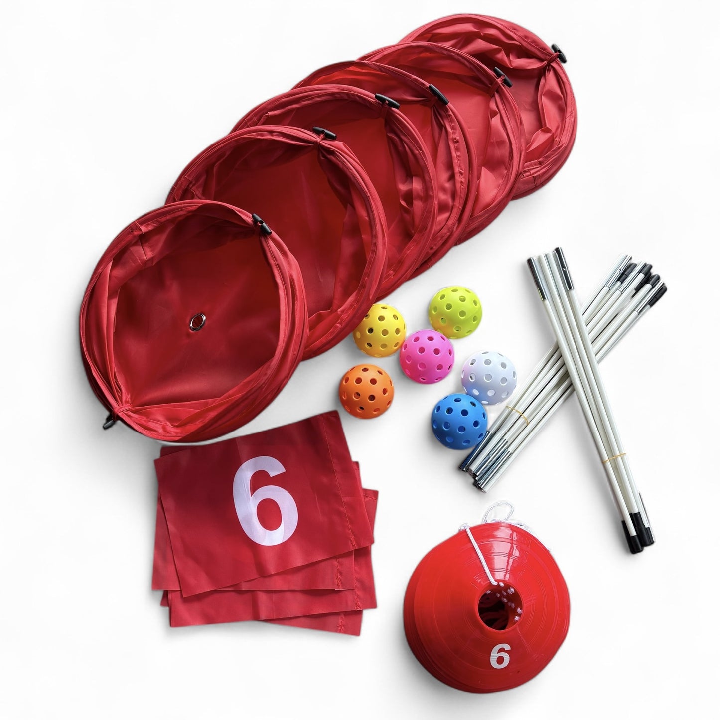 Golf Bucket Spil - 6 Bucket