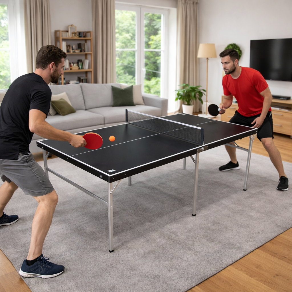 Bordtennisbord Ultimate 180 x 90 cm Freeplay - Sort - Limited edition